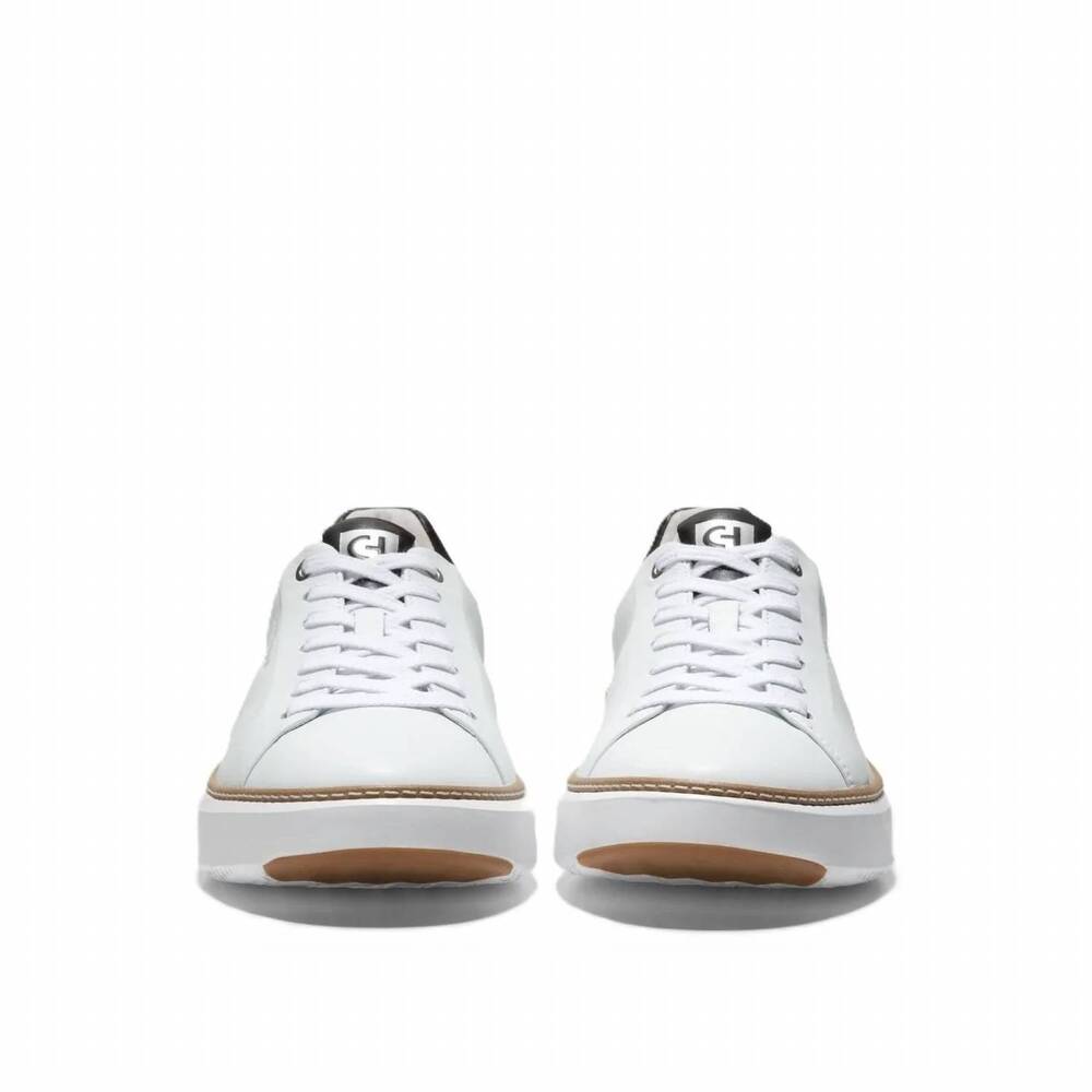 NEW COLE HAAN men's grandpro topspin sneakers in optic white - Picture 5 of 8